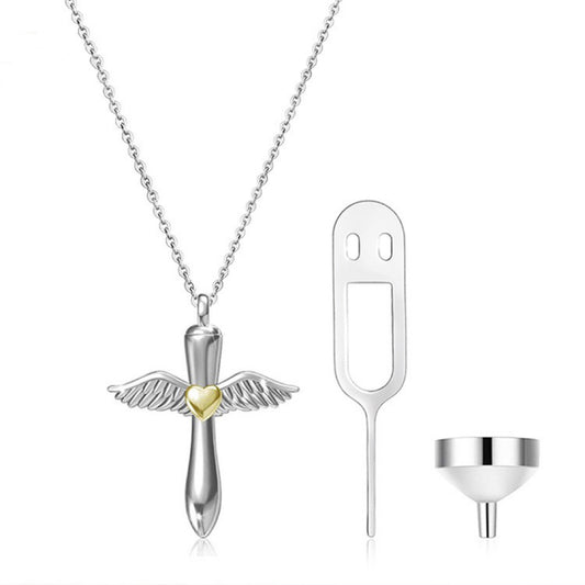 Angel Urn Necklaces for Ashes 925 Sterling Silver