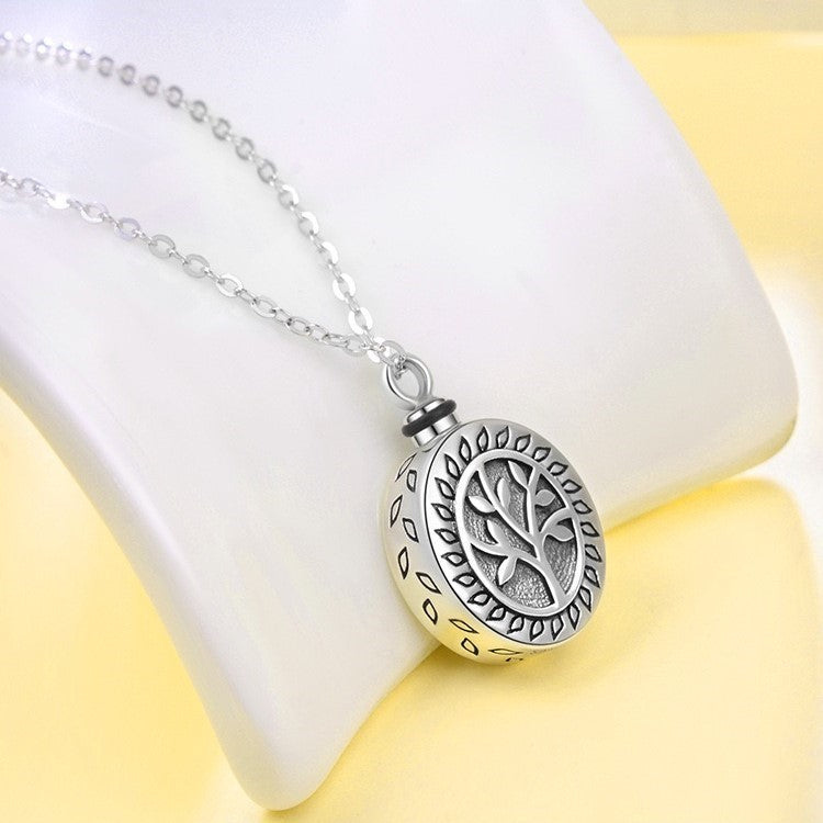 Tree of Life Urn Necklaces for Ashes 925 Sterling Silver