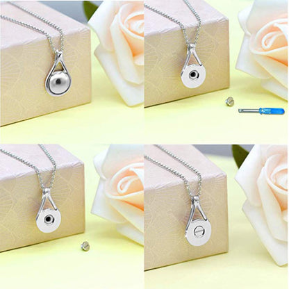 Drop Urn Necklaces for Ashes 925 Sterling Silver