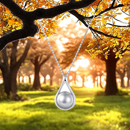 Drop Urn Necklaces for Ashes 925 Sterling Silver