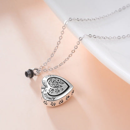 Heart Urn Necklaces for Ashes 925 Sterling Silver