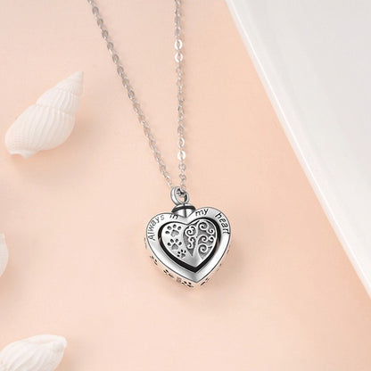 Heart Urn Necklaces for Ashes 925 Sterling Silver