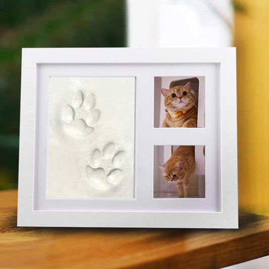 Pet Footprint Kit Clay Picture Frame, 11*9 in