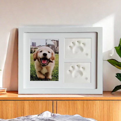 Pet Footprint Kit Clay Picture Frame, 11*9 in